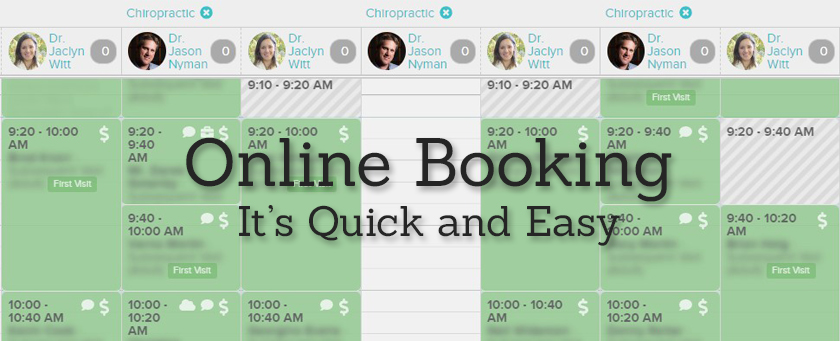 online bookeing for chiropractic near me in Waterloo Ontario